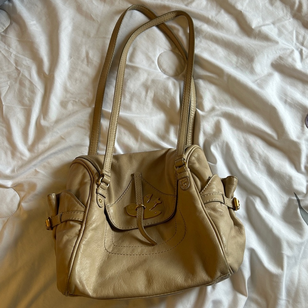 Marc Jacob Boho VTG Cottage Shoulder Bag Casual Everyday Creamy Beige - Picture 2 of 15